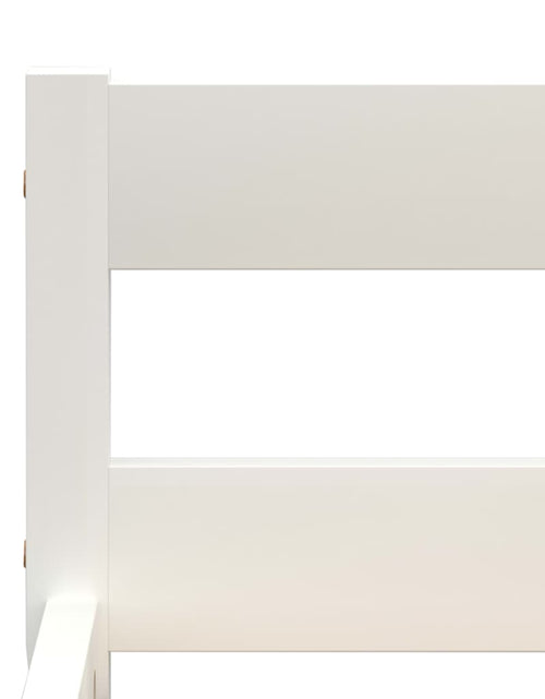 Загрузите изображение в средство просмотра галереи, Cadru de pat, alb, 100 x 200 cm, lemn masiv de pin - Lando

