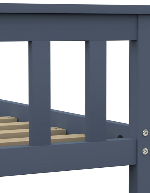 Încărcați imaginea în vizualizatorul Galerie, Cadru de pat, gri, 160 x 200 cm, lemn masiv de pin - Lando
