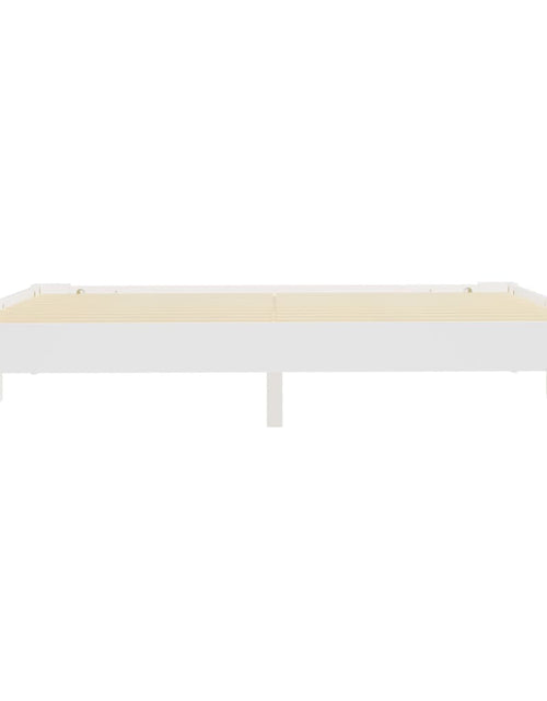 Încărcați imaginea în vizualizatorul Galerie, Cadru de pat, alb, 160 x 200 cm, lemn masiv de pin - Lando
