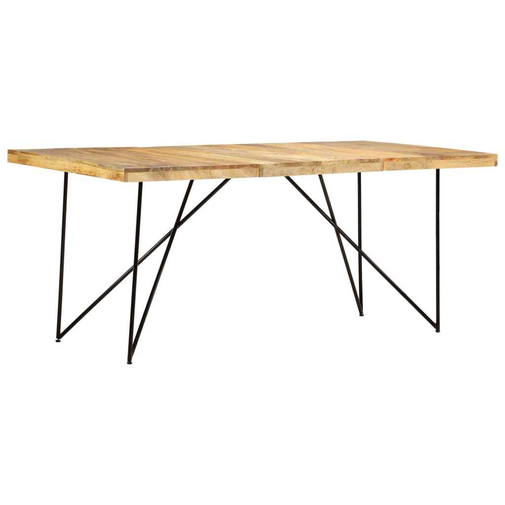 Masă de bucătărie, 180 x 90 x 76 cm, lemn masiv de mango - Lando