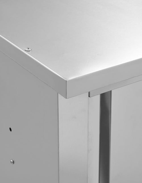 Încărcați imaginea în vizualizatorul Galerie, Dulap perete bucătărie uși glisante 150x40x50cm oțel inoxidabil - Lando
