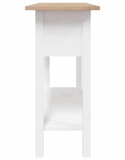 Загрузите изображение в средство просмотра галереи, Masă consolă, alb, 90 x 34,5 x 73 cm, pin mexican, gama Corona - Lando
