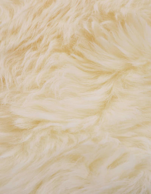 Încărcați imaginea în vizualizatorul Galerie, Covor din blană de oaie, alb, 60 x 90 cm Lando - Lando
