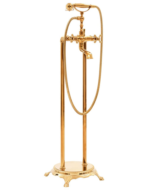Încărcați imaginea în vizualizatorul Galerie, Robinet de cadă independent, auriu, 99,5 cm, oțel inoxidabil - Lando
