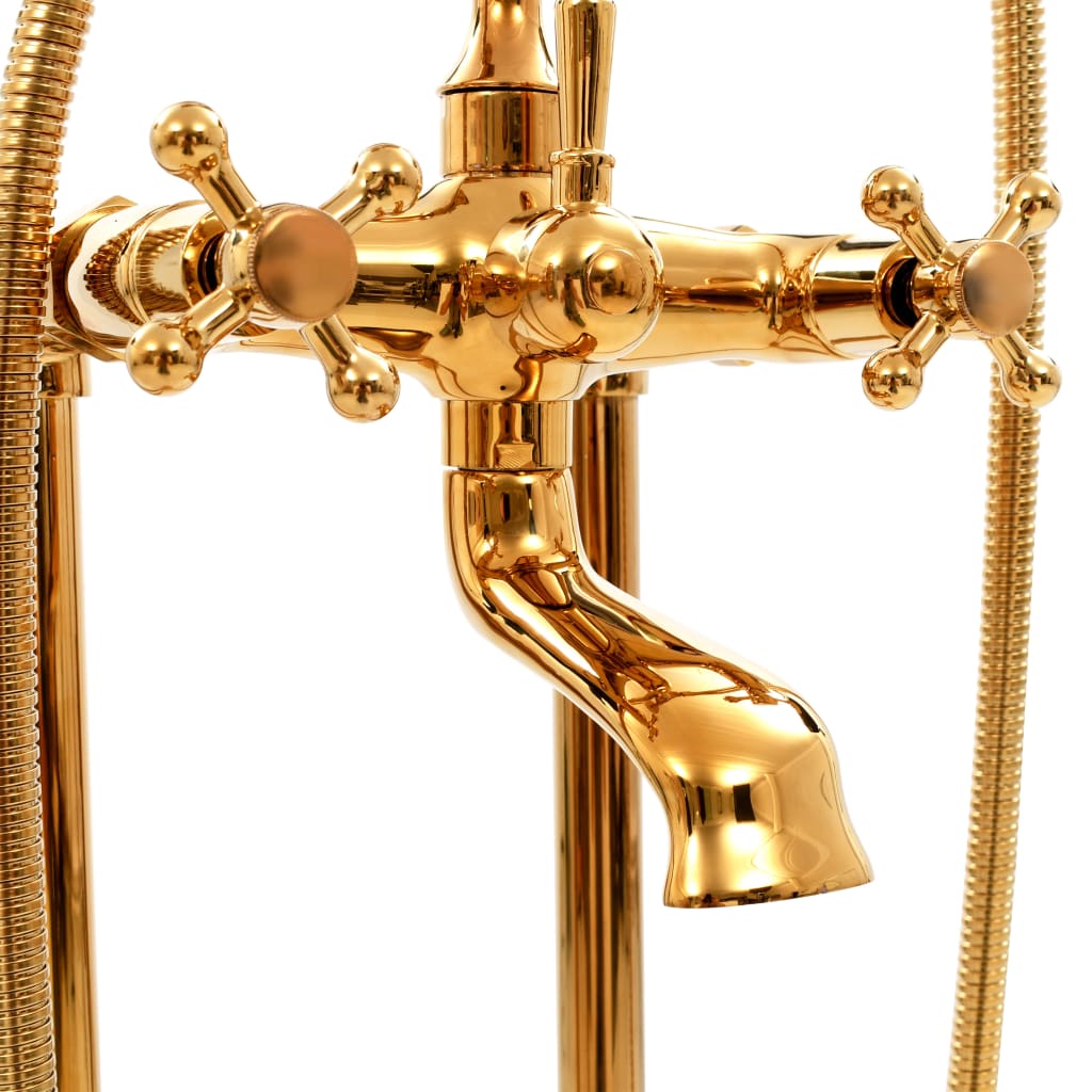 Robinet de cadă independent, auriu, 99,5 cm, oțel inoxidabil - Lando