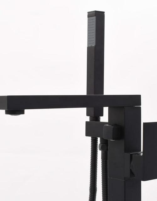 Загрузите изображение в средство просмотра галереи, Robinet de cadă independent, negru, 90 cm, oțel inoxidabil - Lando
