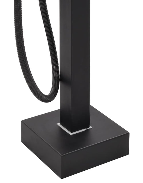 Загрузите изображение в средство просмотра галереи, Robinet de cadă independent, negru, 90 cm, oțel inoxidabil - Lando
