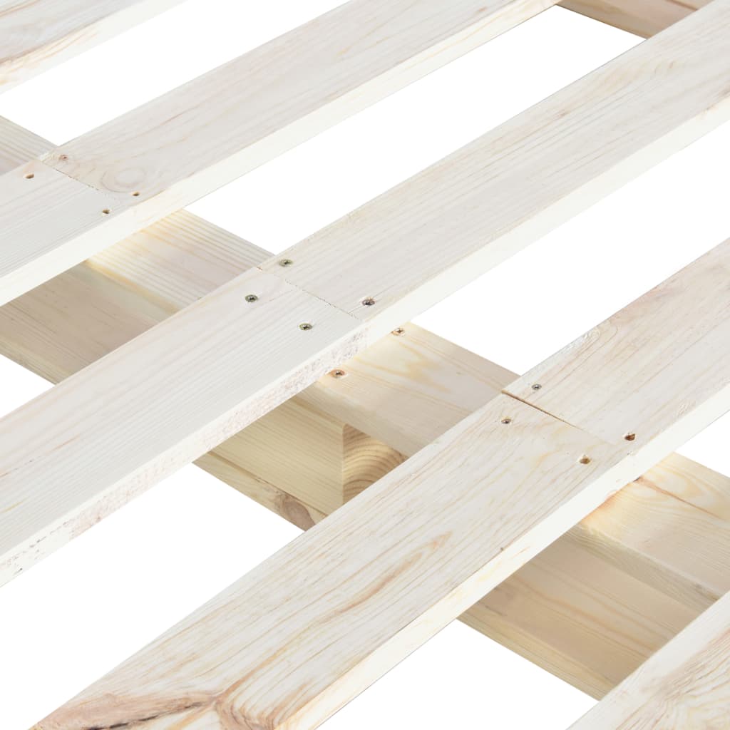 Cadru de pat din paleți, 140 x 200 cm, lemn masiv de pin - Lando