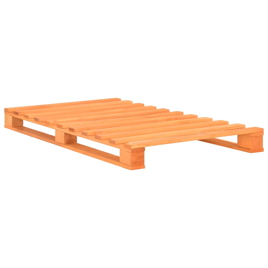 Cadru de pat din paleți, maro, 100x200 cm, lemn masiv pin - Lando