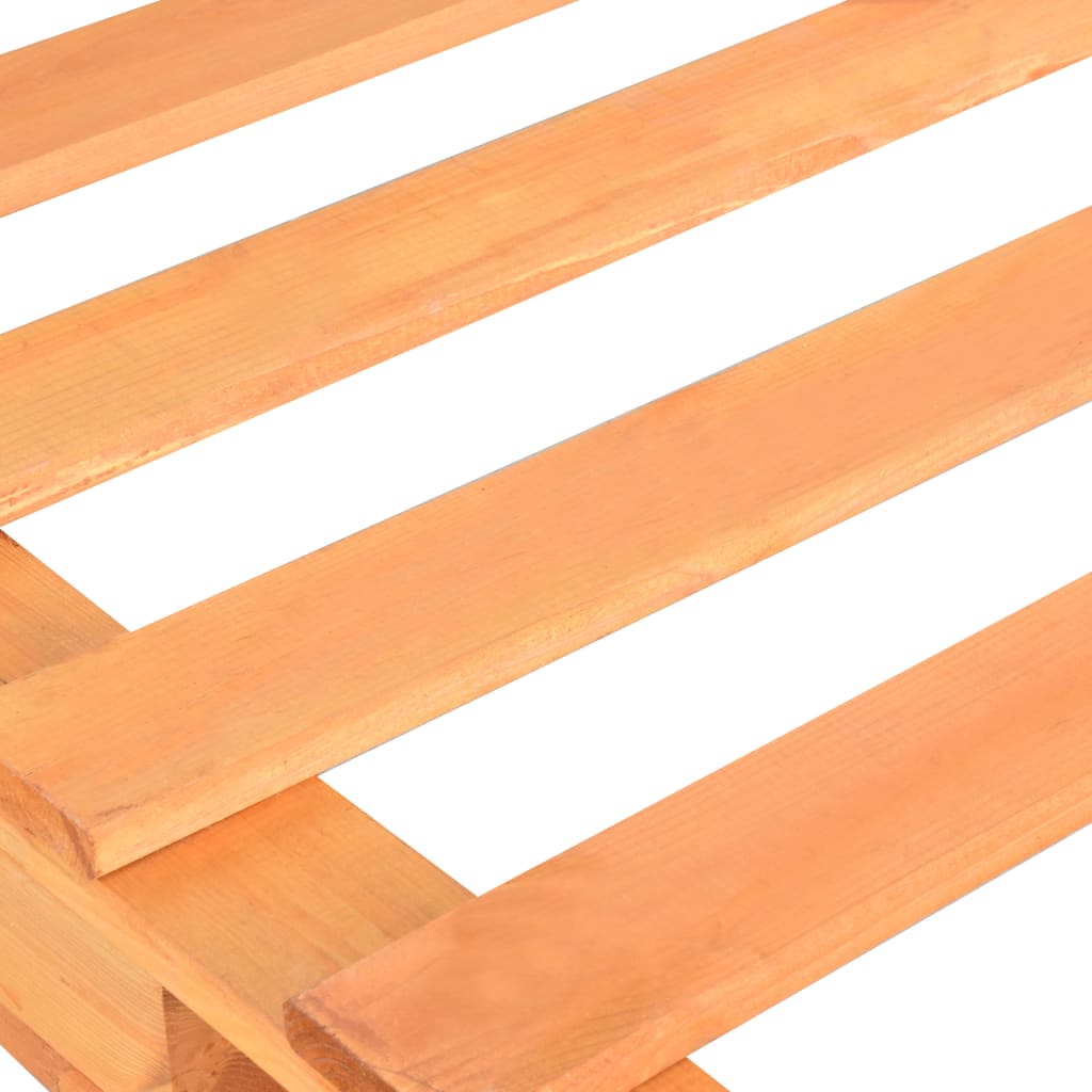 Cadru de pat din paleți, maro, 100x200 cm, lemn masiv pin - Lando