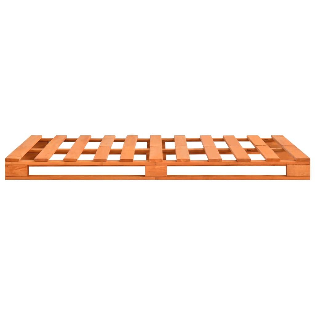 Cadru de pat din paleți, maro, 120x200 cm, lemn masiv pin - Lando