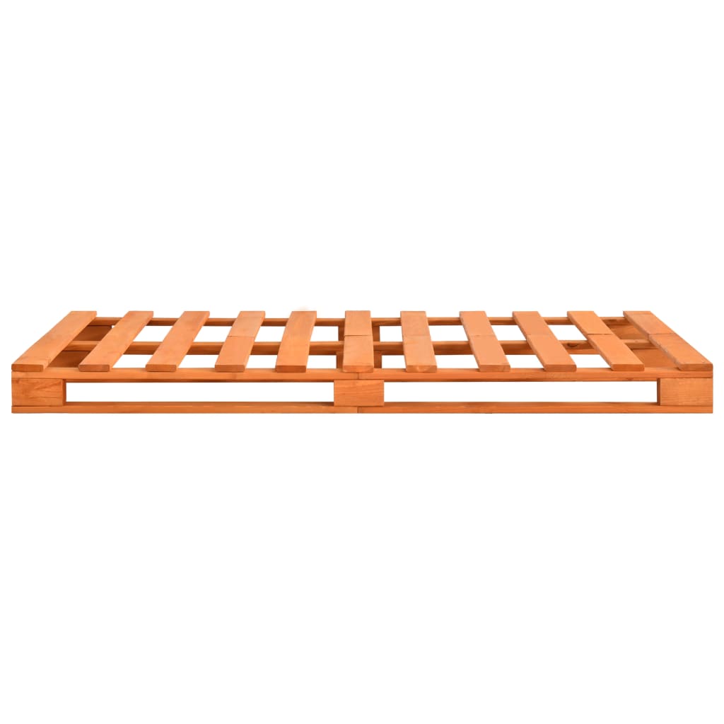Cadru de pat din paleți, maro,180x200 cm, lemn masiv pin - Lando