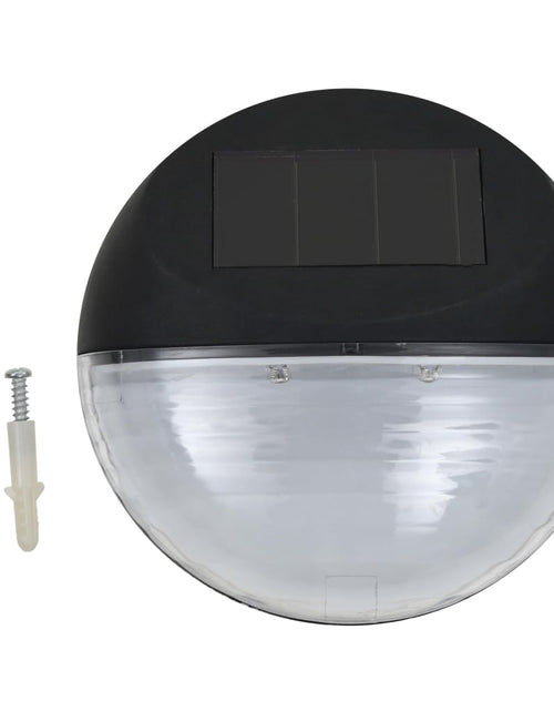 Încărcați imaginea în vizualizatorul Galerie, Lămpi solare de exterior, 24 buc., negru, rotund, LED Lando - Lando
