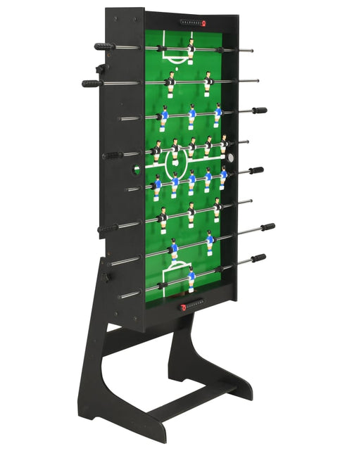 Загрузите изображение в средство просмотра галереи, Masă de fotbal pliantă, negru, 121 x 61 x 80 cm - Lando
