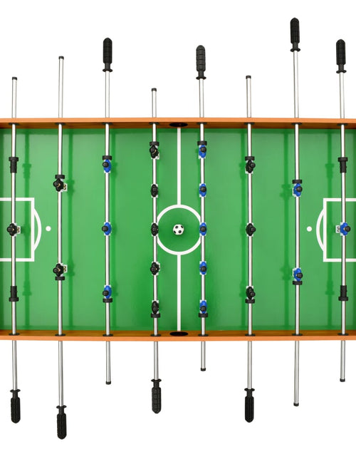 Загрузите изображение в средство просмотра галереи, Masă de fotbal pliantă, maro deschis, 121 x 61 x 80 cm - Lando

