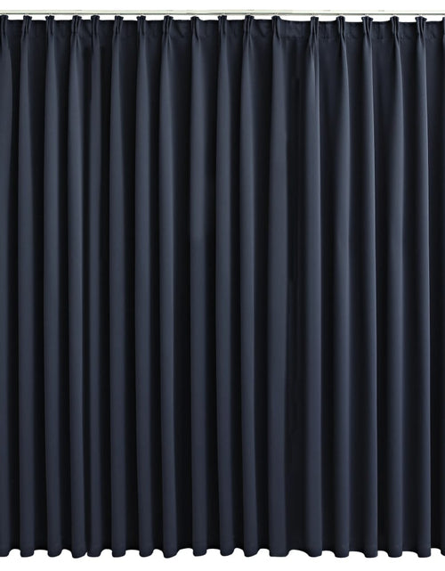 Încărcați imaginea în vizualizatorul Galerie, Draperie opacă, antracit, 290 x 245 cm, cu cârlige Lando - Lando
