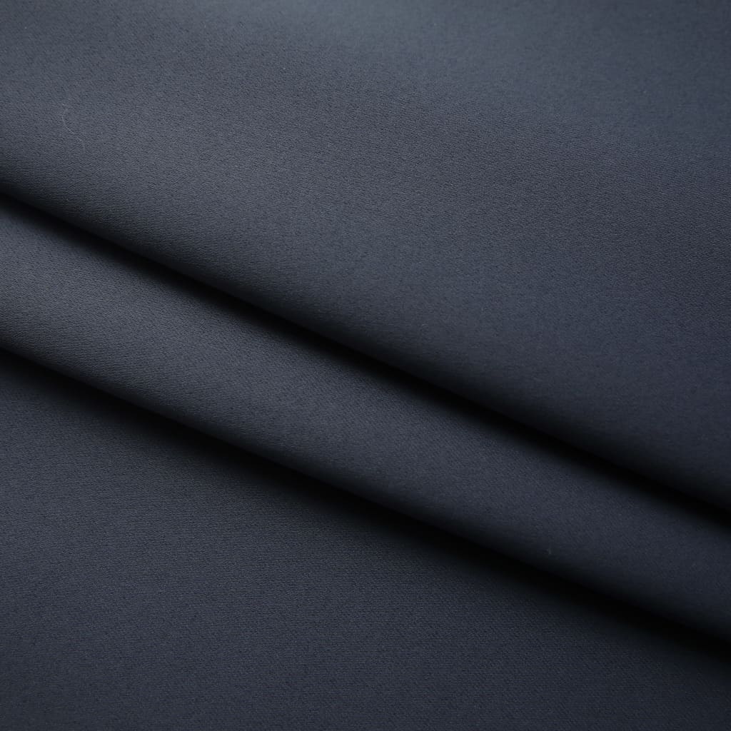 Draperie opacă, antracit, 290 x 245 cm, cu cârlige Lando - Lando