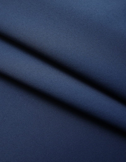 Загрузите изображение в средство просмотра галереи, Draperii opace cu cârlige, 2 buc., albastru, 140 x 175 cm - Lando
