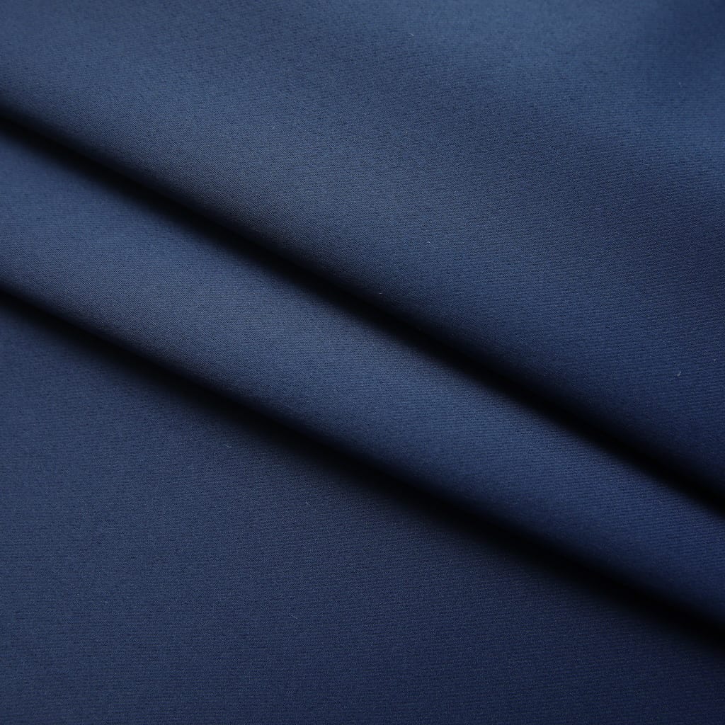 Draperii opace cu cârlige, 2 buc., albastru, 140 x 175 cm - Lando
