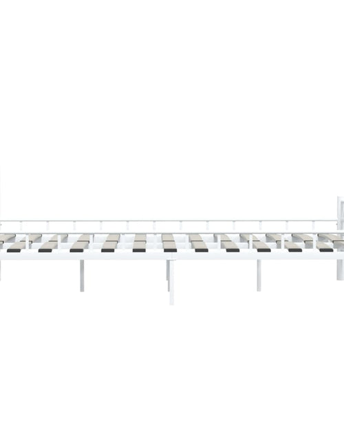 Загрузите изображение в средство просмотра галереи, Cadru de pat, alb, 140 x 200 cm, metal - Lando

