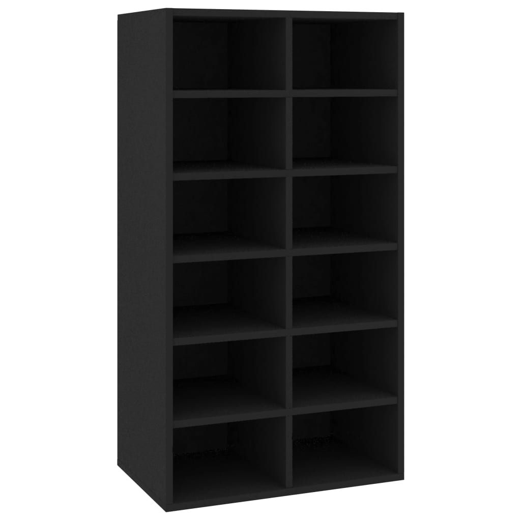 Pantofar, negru, 54x34x100 cm, PAL Lando - Lando