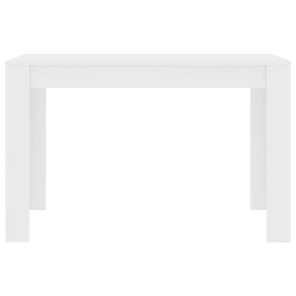 Masă de bucătărie, alb, 120 x 60 x 76 cm, PAL - Lando