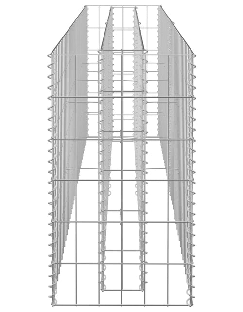 Загрузите изображение в средство просмотра галереи, Strat înălțat gabion, 180 x 30 x 60 cm, oțel galvanizat Lando - Lando
