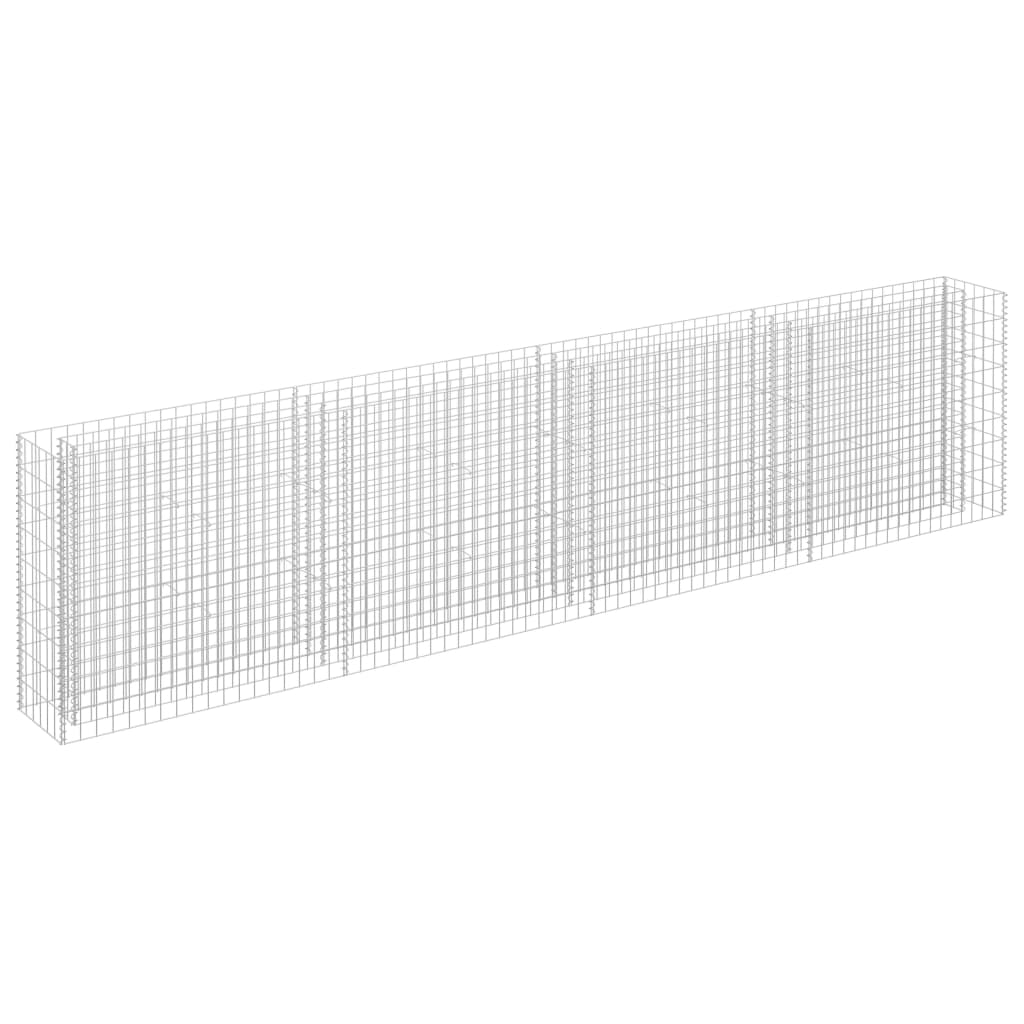 Strat înălțat gabion, 360 x 30 x 90 cm, oțel galvanizat Lando - Lando