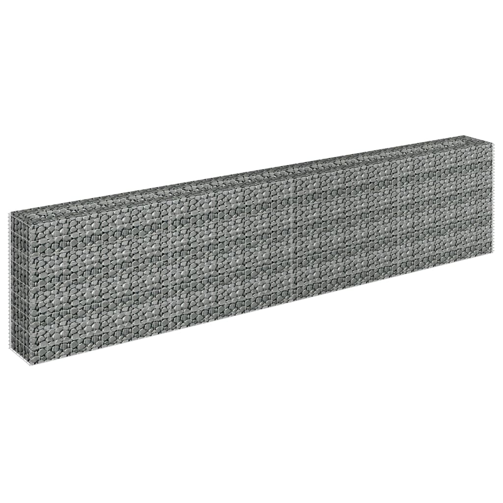 Strat înălțat gabion, 360 x 30 x 90 cm, oțel galvanizat Lando - Lando