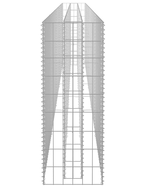 Încărcați imaginea în vizualizatorul Galerie, Strat înălțat gabion, 450 x 30 x 90 cm, oțel inoxidabil Lando - Lando
