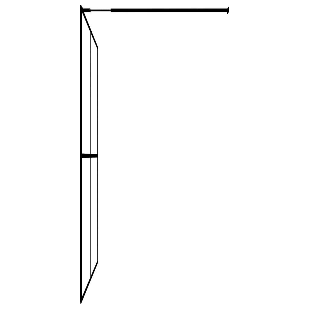 Paravan de duș walk-in, 100x195 cm, sticlă securizată mată - Lando