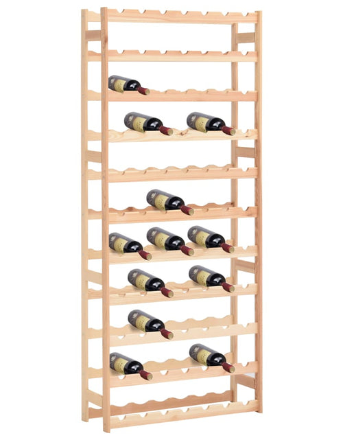 Încărcați imaginea în vizualizatorul Galerie, Suport pentru sticle de vin, 77 sticle, lemn de pin - Lando
