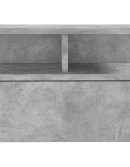 Încărcați imaginea în vizualizatorul Galerie, Noptiere suspendate, 2 buc., gri beton, 40x31x27 cm, PAL - Lando
