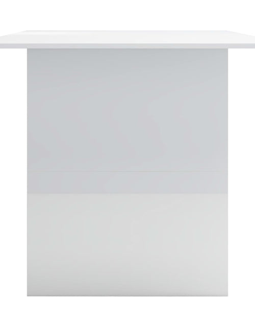 Загрузите изображение в средство просмотра галереи, Masă de bucătărie, alb foarte lucios, 180 x 90 x 76 cm, PAL - Lando
