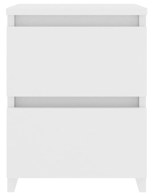 Încărcați imaginea în vizualizatorul Galerie, Noptiere, 2 buc., alb, 30 x 30 x 40 cm, PAL - Lando
