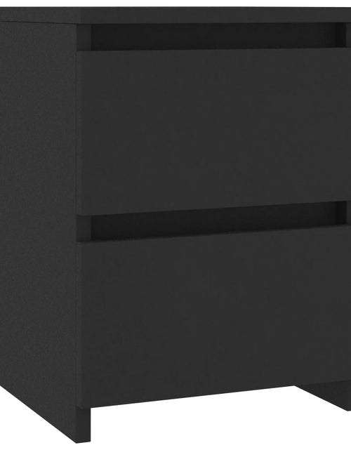 Încărcați imaginea în vizualizatorul Galerie, Noptieră, negru, 30 x 30 x 40 cm, PAL - Lando
