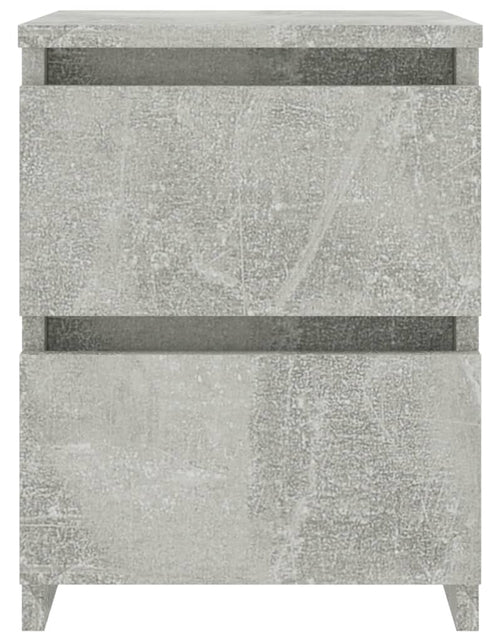 Încărcați imaginea în vizualizatorul Galerie, Noptiere, 2 buc., gri beton, 30 x 30 x 40 cm, PAL - Lando
