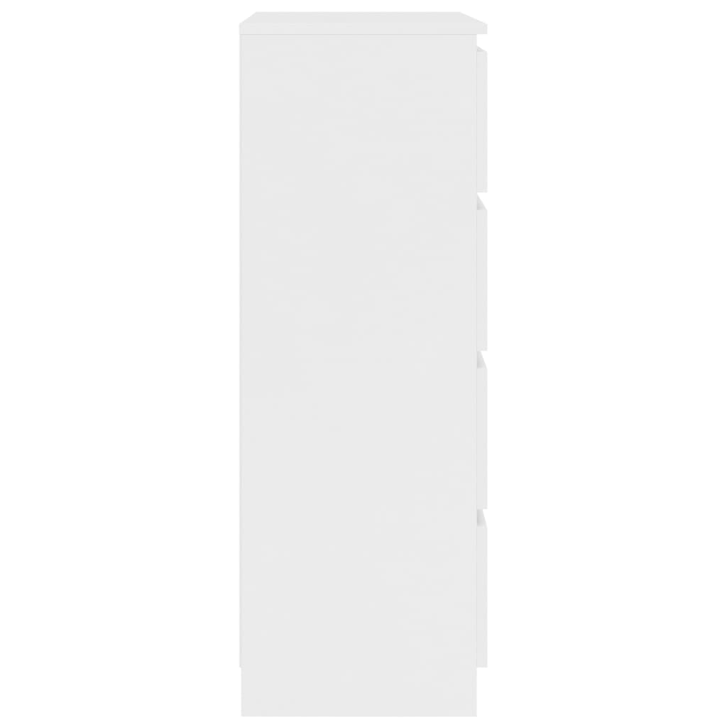 Servantă, alb, 60x35x98,5 cm, lemn compozit Lando - Lando