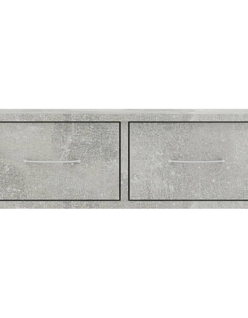 Загрузите изображение в средство просмотра галереи, Dulap de perete cu sertare, gri beton, 60x26x18,5 cm, PAL - Lando
