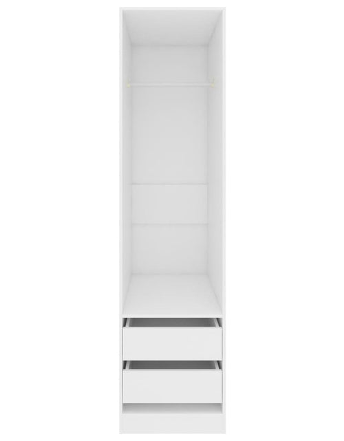 Încărcați imaginea în vizualizatorul Galerie, Șifonier cu sertare, alb, 50x50x200 cm, PAL - Lando
