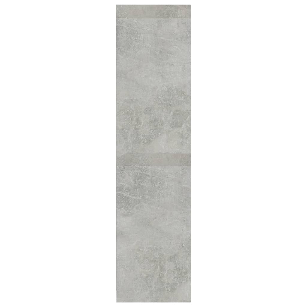 Șifonier cu sertare, gri beton, 50x50x200 cm, PAL - Lando