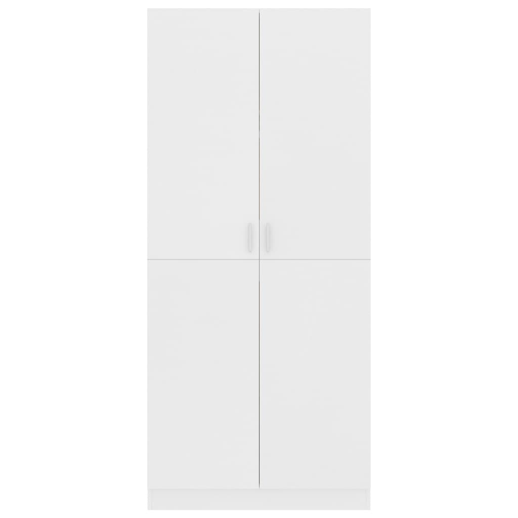Șifonier, alb, 80x52x180 cm, PAL - Lando