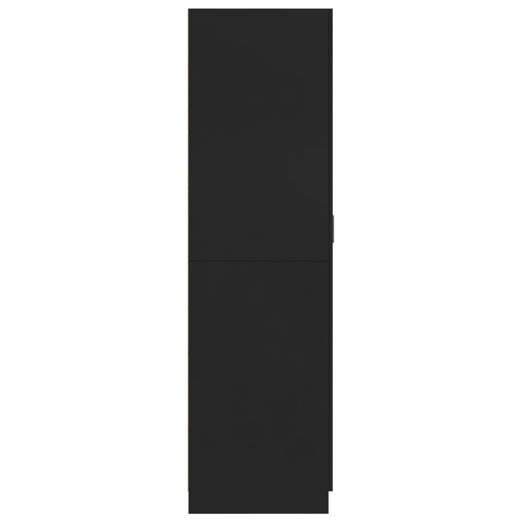 Șifonier, negru, 80x52x180 cm, PAL - Lando