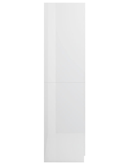 Încărcați imaginea în vizualizatorul Galerie, Șifonier, alb extralucios, 90x52x200 cm, PAL - Lando
