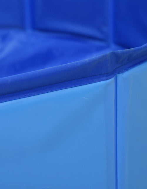 Încărcați imaginea în vizualizatorul Galerie, Piscină pentru câini pliabilă, albastru, 120 x 30 cm, PVC Lando - Lando
