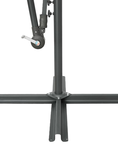 Încărcați imaginea în vizualizatorul Galerie, Umbrelă suspendată cu LED și stâlp din oțel, azuriu, 300 cm Lando - Lando
