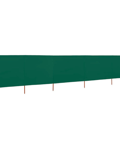 Încărcați imaginea în vizualizatorul Galerie, Paravan anti-vânt cu 5 panouri, verde, 600 x 120 cm, textil Lando - Lando
