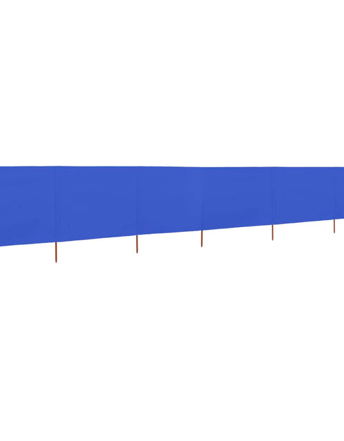 Încărcați imaginea în vizualizatorul Galerie, Paravan anti-vânt cu 6 panouri, azur, 800 x 80 cm, textil - Lando
