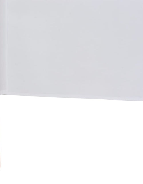 Încărcați imaginea în vizualizatorul Galerie, Paravan anti-vânt cu 9 panouri alb nisipiu 1200x120cm textil Lando - Lando
