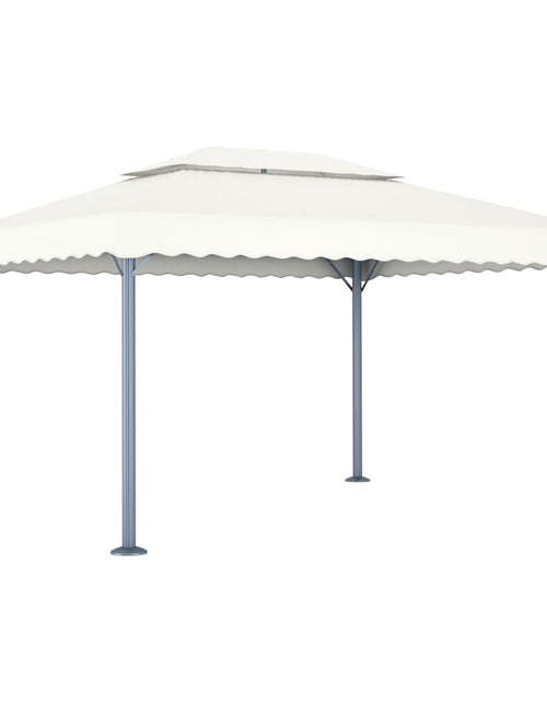 Încărcați imaginea în vizualizatorul Galerie, 48062 Gazebo 400x300 cm Cream Aluminium Lando - Lando
